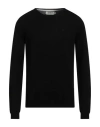 Fred Mello Man Sweater Black Size Xxl Viscose, Polyamide
