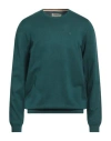 Fred Mello Man Sweater Deep Teal Size Xxl Viscose, Polyamide In Green