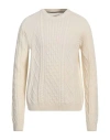 Fred Mello Man Sweater Ivory Size Xl Acrylic, Wool, Polyamide In White