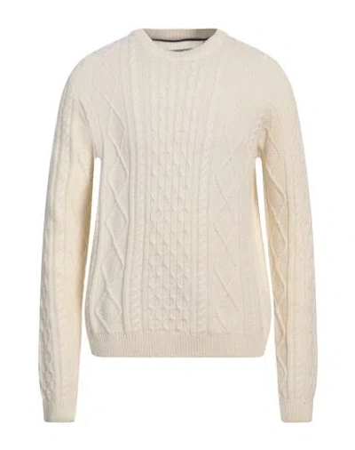 Fred Mello Man Sweater Ivory Size Xl Acrylic, Wool, Polyamide In White
