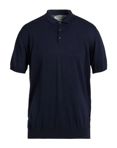 Fred Mello Man Sweater Midnight Blue Size Xxl Cotton