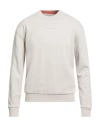 Fred Mello Man Sweatshirt Beige Size S Cotton, Polyester, Elastane In White