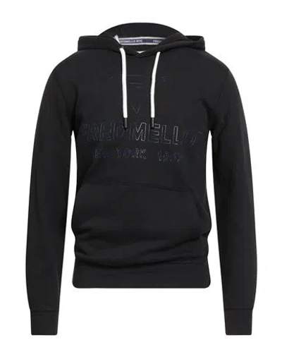 Fred Mello Man Sweatshirt Black Size M Cotton