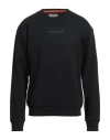 Fred Mello Man Sweatshirt Black Size Xxl Cotton, Polyester, Elastane