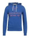 Fred Mello Man Sweatshirt Blue Size Xl Cotton In Blue
