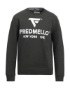 Fred Mello Man Sweatshirt Dark Green Size Xl Cotton