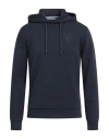 Fred Mello Man Sweatshirt Navy Size L Cotton, Polyester, Elastane