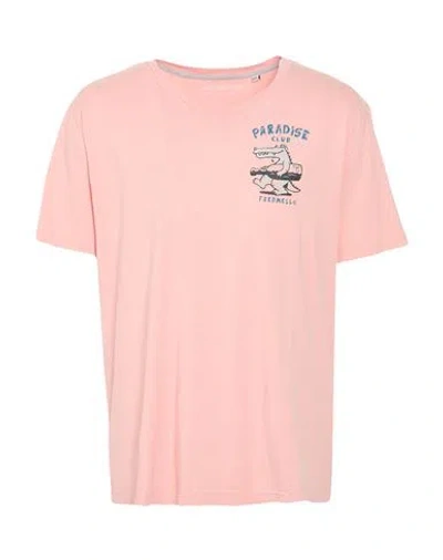 Fred Mello Man T-shirt Blush Size Xxl Cotton In Pink