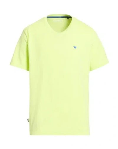 Fred Mello Man T-shirt Lime Green Size Xxl Cotton