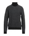 Fred Mello Man Turtleneck Black Size 3xl Acrylic, Wool, Polyamide