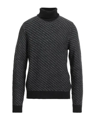Fred Mello Man Turtleneck Black Size 3xl Acrylic, Wool, Polyamide