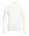 Fred Mello Man Turtleneck Ivory Size 3xl Viscose, Polyamide In White