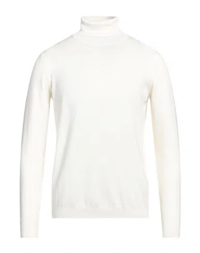 Fred Mello Man Turtleneck Ivory Size 3xl Viscose, Polyamide In White