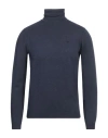 Fred Mello Man Turtleneck Navy Size 3xl Viscose, Polyamide