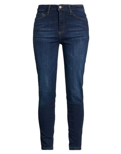 Fred Mello Woman Jeans Blue Size 27 Cotton, Elastane