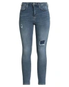 Fred Mello Woman Jeans Blue Size 28 Cotton, Elastane