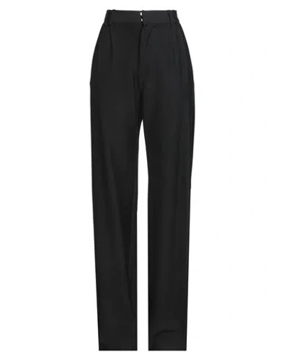 Fred Mello Woman Pants Black Size L Viscose, Polyamide, Elastane