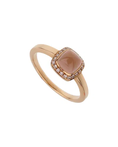 Pre-owned Fred Of Paris 18k 0.15 Ct. Tw. Diamond Sugar Cube Ring (authentic Pre-loved)