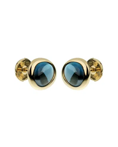 Pre-owned Fred Of Paris 18k 6.00 Ct. Tw. Topaz Earrings (authentic Pre-loved)