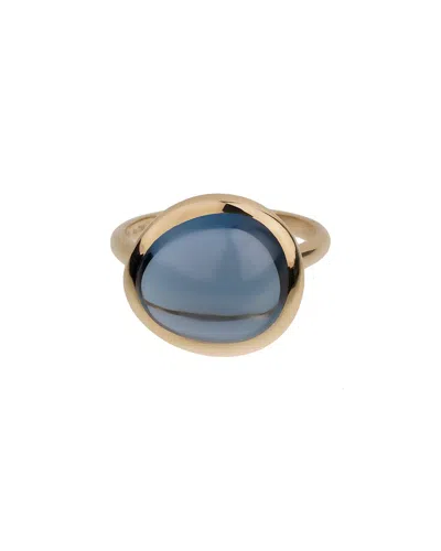 Pre-owned Fred Of Paris 18k 7.00 Ct. Tw. Topaz Cocktail Ring (authentic Pre-loved)