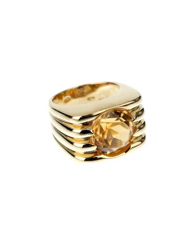Fred Of Paris 18k Cocktail Ring (authentic Pre-loved) In Gold