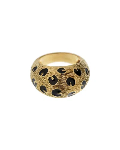 Fred Of Paris 18k Leopard Cocktail Ring (authentic Pre-loved) In Gold