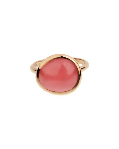 Pre-owned Fred Of Paris 18k Rose Gold 7.00 Ct. Tw. Rhodochrosite Ring (authentic Pre-loved)