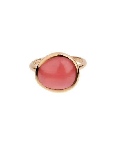 Pre-owned Fred Of Paris 18k Rose Gold 7.00 Ct. Tw. Rhodochrosite Ring (authentic Pre-loved)