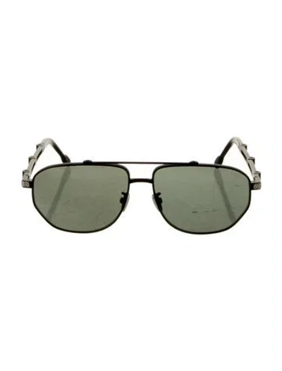 Pre-owned Fred Of Paris Aviator Tinted Sunglasses In Black