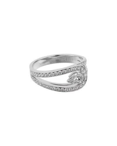 Fred Of Paris Platinum 0.85 Ct. Tw. Diamond Ring In Metallic