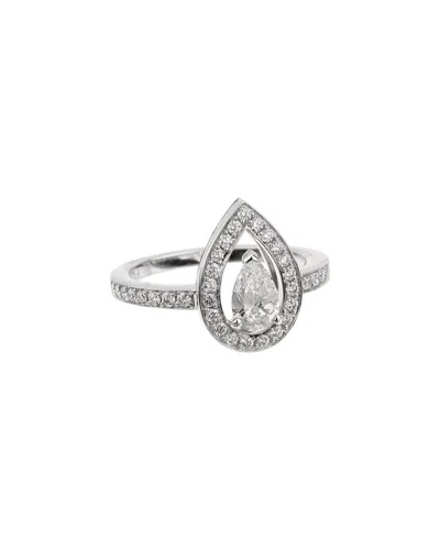 Pre-owned Fred Of Paris Platinum 0.90 Ct. Tw. Diamond Ring (authentic Pre-loved)