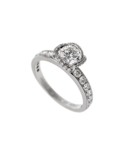 Fred Of Paris Platinum 1.23 Ct. Tw. Diamond Ring (authentic Pre-loved) In Silver