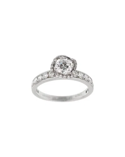 Fred Of Paris Platinum 1.23 Ct. Tw. Diamond Ring In Silver