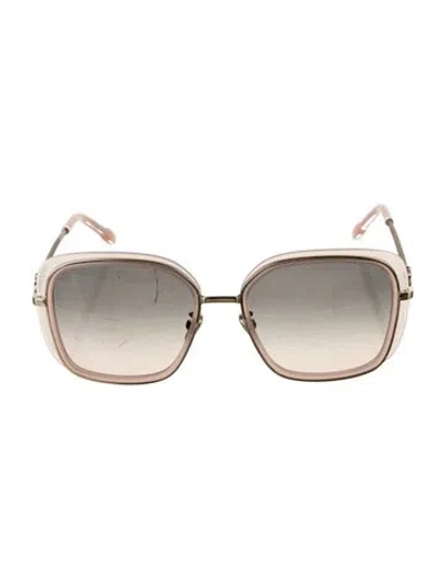 Pre-owned Fred Oversize Gradient Sunglasses W/ Tags In Pink
