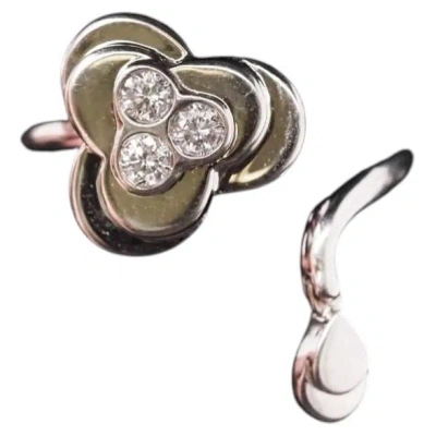 Pre-owned Fred Paris 18k White Gold Belle Du Jour Diamond Ring - Vhk#20a