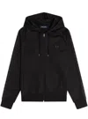 Fred Perry - Track Jacket With Tone Feet On Tone J2541 102 Black