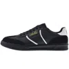 Fred Perry B4 Leather Trainers Navy In Black