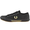 Fred Perry B708 Canvas Trainers Black In Black