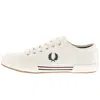 Fred Perry B708 Canvas Trainers Snow White In Multi