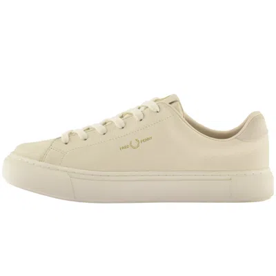 Fred Perry B71 Leather Nubuck Trainers Beige In Neutral
