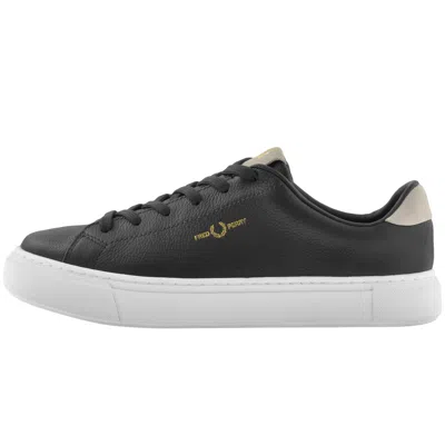 Fred Perry B71 Leather Nubuck Trainers Black In Multi