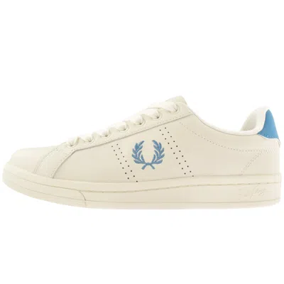 Fred Perry B721 Leather Trainers Cream
