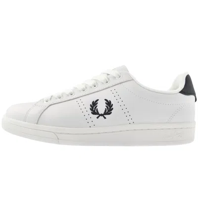 Fred Perry B721 Leather Trainers White