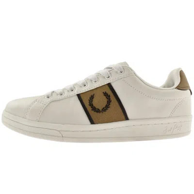 Fred Perry B721 Leather Trainers White