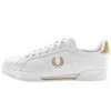 FRED PERRY FRED PERRY B722 LEATHER TRAINERS WHITE