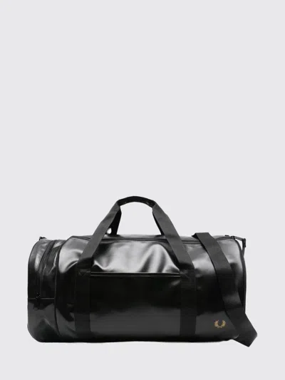 FRED PERRY TRAVEL BAG FRED PERRY MEN COLOR BLACK,H77093002