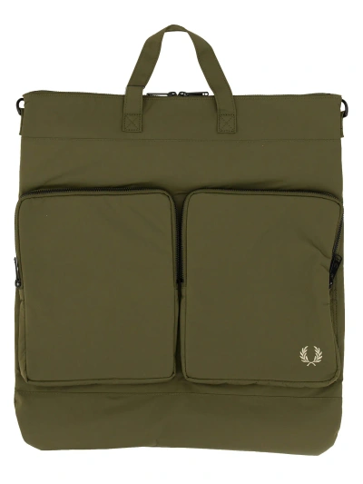 Fred Perry Bolsa Bandolera - Verde In Military Green