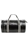 Fred Perry Classic Barrel Bag Black In Black