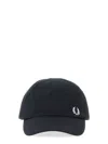 Fred Perry Logo-embroidered Hat In Blue