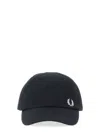Fred Perry Logo-embroidered Hat In Black